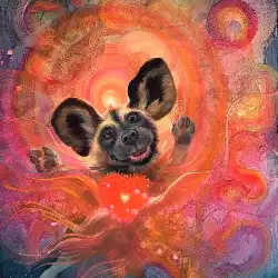 Valentine Wild Dog